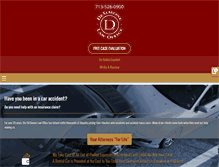 Tablet Screenshot of desimonelawoffice.com